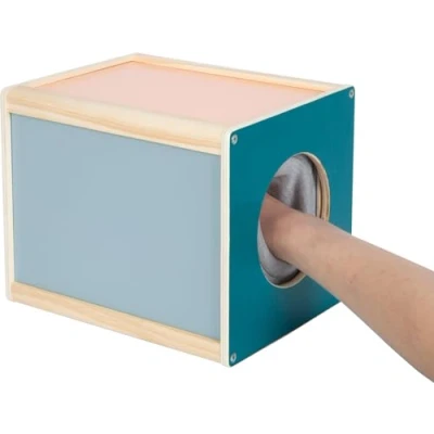 Image de small foot Boîte tactile « Sensory », Jeu sensoriel de qualité, à partir 3 Ans, 12470, Bleu, Large