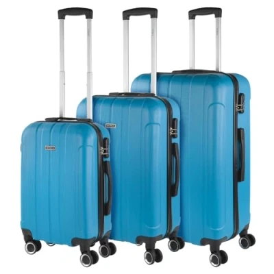 Image de ITACA Valises. Lot de Valise Rigides 4 roulettes Grande Taille, soute Avion, Bagages pour Voyages.Ensemble Voyage. Verrouillage à Combinaison 771116B, Turquesa