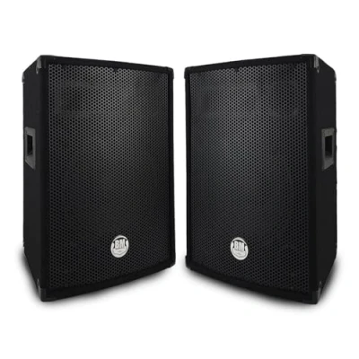 Image de Paire d&#039;enceinte passive BM Bmsonic BMS 10 Sono Bass Reflex Trapézoïdal à 3 voies 10&quot;/25cm 2 x 400W
