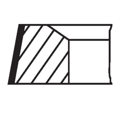 Image de MAHLE ORIGINAL 504 01 N0 Jeu De Segments Pistons 82,5