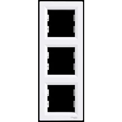 Image de asfora Cadre, lot de 3 cadre vertical, Schneider Electric, Colour Blanc, New