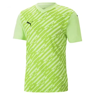 Image de PUMA Maillot Teamultimate Jr Tee Mixte Enfant, Citron Vert pétillant, 164