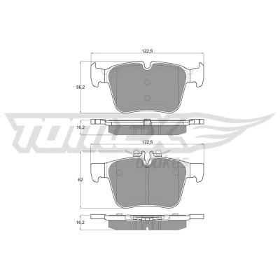 Image de TOMEX brakes TX 17 051 Jeu de plaquettes frein Essieu arrière préparé pour indicateur d&#039;usure MERCEDES BENZ: Classe C Berline, Coupe