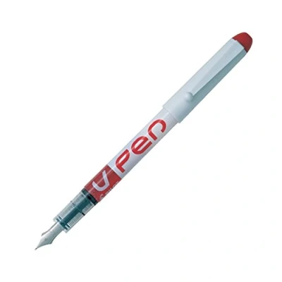 Image de Stylo plume jetable PILOT VPEN Rouge Effaçable Encre liquide
