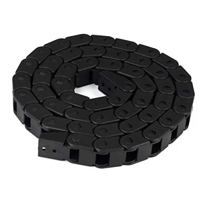 Image de TUZUK En Plastique Flexible Imbriqué Semi Colsed Câble Drag Chain 10mm x 15mm Wire Cable Carrier Twist Chains for 3D Printer Parts CNC Mini Machines Électriques Routeur Mill, 1M