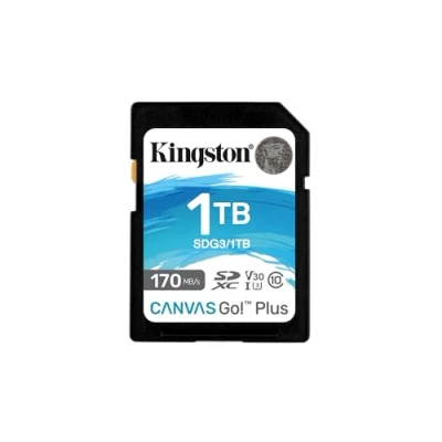 Image de Kingston Canvas Go! Plus Carte SD 1TB SDXC 170R C10 UHS I U3 V30