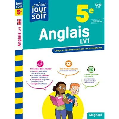 Image de Anglais 5e LV1 Cahier Jour Soir: Conçu et recommandé par les enseignants