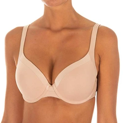 Image de Dim Femme Armatures Generous Invisible X1 Soutien gorge, Beige, 100D EU