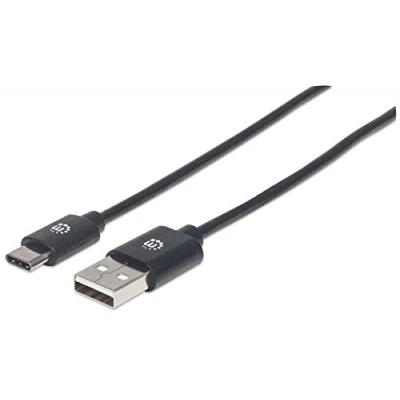 Image de Manhattan 354912 câble USB 2.0 0,5 m C A Noir Neuf