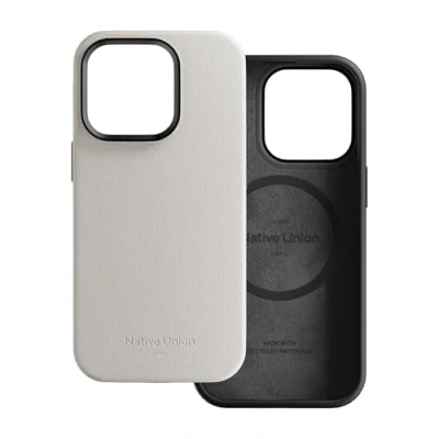Image de Native Union Active Case Compatible MagSafe avec Aimants Intégrés Design Robuste Matériaux Recyclés Protection Anti Chute Ultra Durable jusqu&#039;à 10ft / 3m pour iPhone 15 Pro (Pierre de Sable)