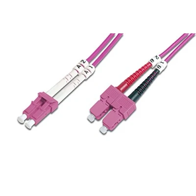 Image de Digitus Câble de brassage multimode à fibre optique, OM4, LC / SC Neuf