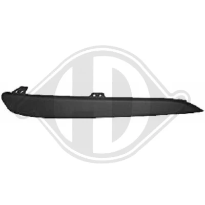 Image de DIEDERICHS 1806063 Baguette et bande protectrice, pare chocs avant gauche OPEL: Astra H TwinTop, 3/5 portes