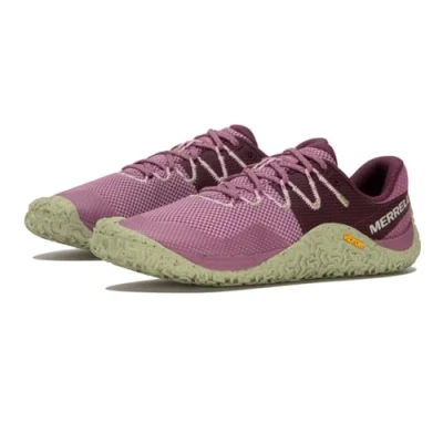 Image de Merrell Trail Glove 7 Chaussures de running neutres, Femme, Taille: 36, Fondant/plumwine Tissu / matière synthétique