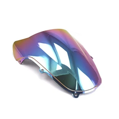 Image de pare brise de moto à double bulle pour 2000 2003 GSXR 600 750 K1 2002 GSXR1000 (Iridium Sombre)