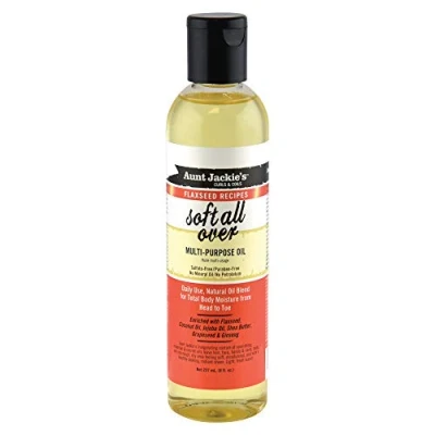 Image de Aunt Jackie&#039;S C&amp;C Flaxseed Soft All Over Multi Prpose Oil 237 ml