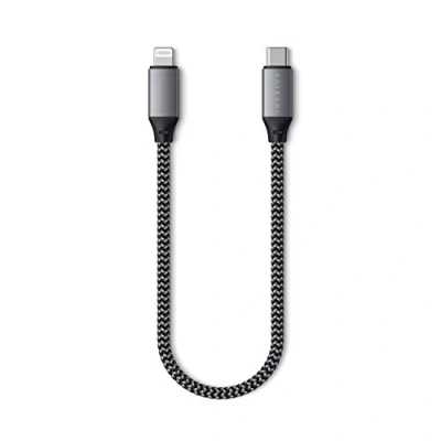 Image de Satechi USB C vers câble Lightning 25 cm Gris Spatial ST TCL10M
