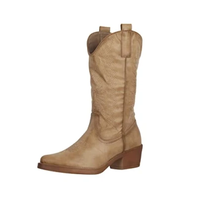 Image de Elara Bottines à plateau, Femme, Taille: 39, Khaki Matière synthétique