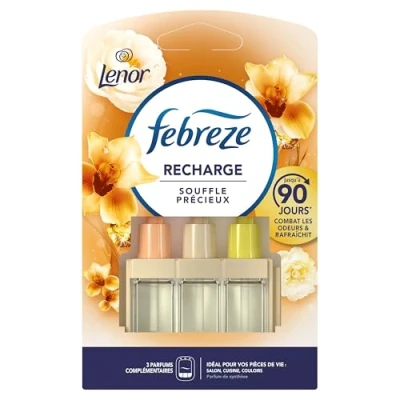Image de 7 Recharges Souffle Precieux Pour Desodorisant Electrique, 20ml, Febreze Smart