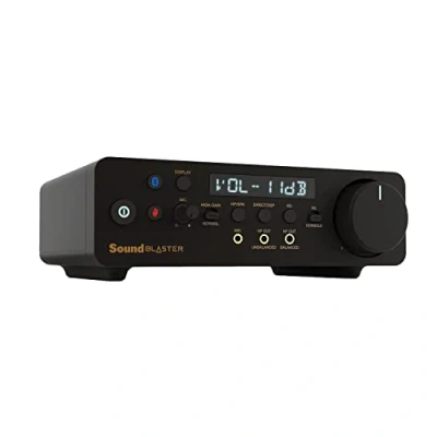 Image de Creative Sound Blaster X5 Hi res 32 bit/384 kHz Convertisseur numérique analogique USB Externe avec bi ampli Casque Xamp entièrement équilibré et récepteur Bluetooth
