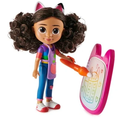 Image de Gabby&#039;s Dollhouse, Poupée Gabby Artisanat et Accessoires avec Ardoise Pinceau fonctionnant à l&#039;eau, Jouets pour Filles partir de 3 Ans (Spin Master 6064228)