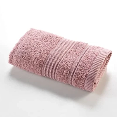 Image de douceur d&#039;intérieur, Serviette Invité (30 x 50 cm) Tendresse Bois de Rose, Eponge Unie