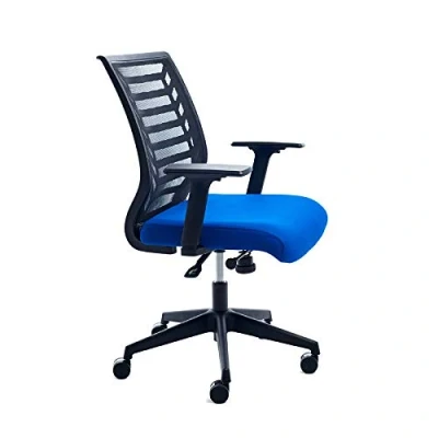 Image de Rocada Chaise de Bureau rembourrée en Mousse injectée, très Confortable Ergonomique et réglable, Noir