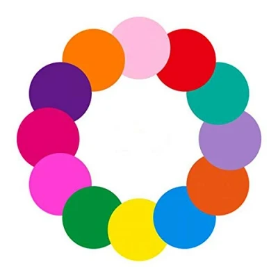 Image de Lot de 12 cercles effaçables à sec amovibles en vinyle coloré pour tableau blanc école, salle classe, enseignants, étudiants, table, bureau, 10 couleurs, 28 cm