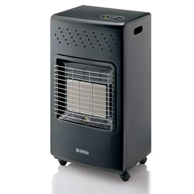 Image de Olimpia Splendid 99387 Stovy Infra Black Poêle à gaz GPL Butane Infrarouge Chauffage D&#039;appoint,4200 W 120 m3