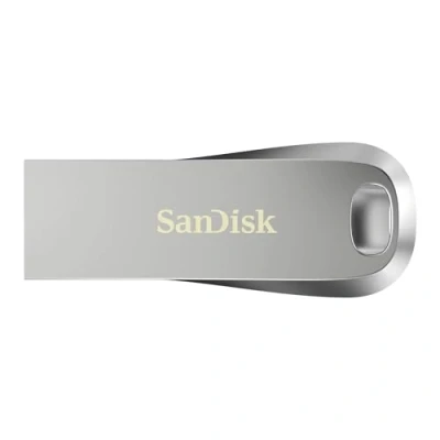 Image de SanDisk Ultra Luxe 256 Go Flash Drive, Clé USB Type A, 3.2 Gen 1 + 3.0 capable, Vitesse de lecture jusqu&#039;à 400 Mo/s, Mot passe, RescuePRO Deluxe, Un boîtier en métal, Argent