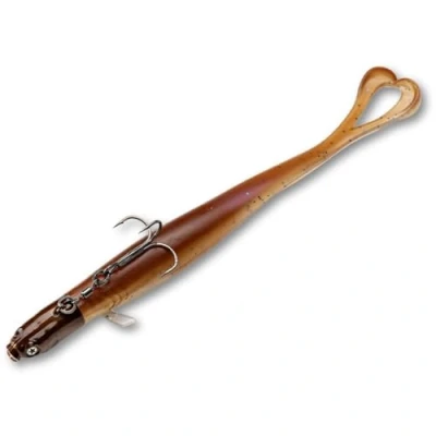 Image de LMAB Drunk Shooter Leurre vertical 25 cm de pêche pour la pélagique et verticale Poisson en caoutchouc sandre bateau (Ayu Alex 95 grammes)