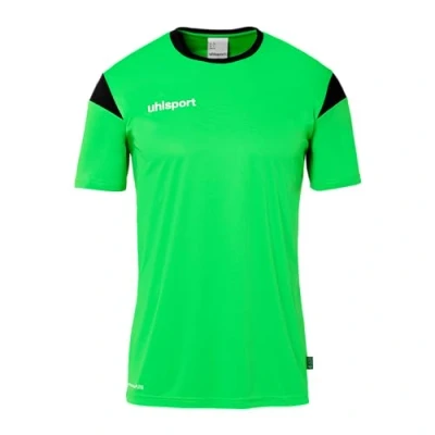 Image de uhlsport Mixte Squad 27 À Manches Courtes Maillot De Foot, Vert Fluo/Noir, 3XL EU