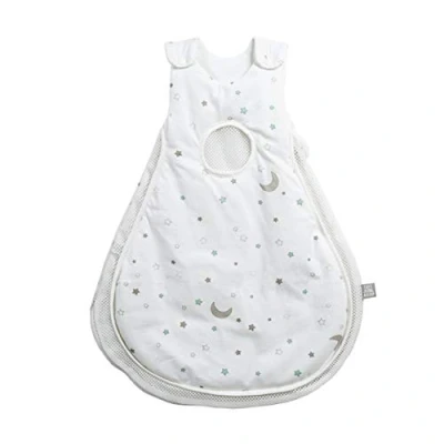 Image de roba Gigoteuse 3 6 Mois safe asleep Longueur 66 cm Coton Respirant sans Manches 56 / 62 AIR Design Sternenzauber Motif Étoiles et Lune