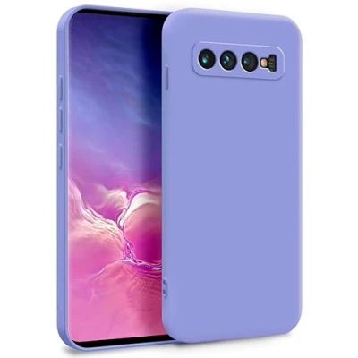 Image de MyGadget Coque pour Samsung Galaxy S10 Plus Case Protection Rigide Anti Choc avec Doublure Microfibre Lila