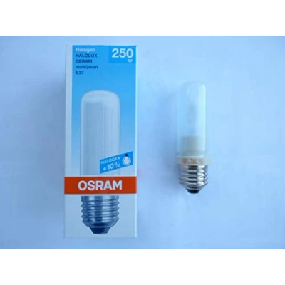 Image de Osram 64480IM Ampoule E27 Halolux ceram 250W tube Dépolie Double Enveloppe 4200lm 2000h