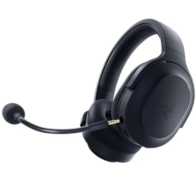 Image de Razer Barracuda X Casque Gaming sans Fil Multiplateforme (SmartSwitch Dual Fil, Design Ergonomique, TriForce 40mm, Microphone Cardioïde, Contrôles sur Casque, Batterie de 50h, USB C) Noir
