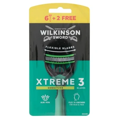 Image de Wilkinson razor Extreme3 Sensitive 6+2