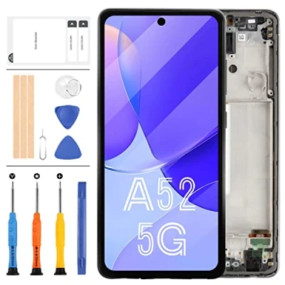 Image de Écran LCD de rechange pour Samsung Galaxy A52 5G SM A526B A526B/DS A5260 A526W A526U A526U1 INCELL Digitizer Kit montage (pas 4G)