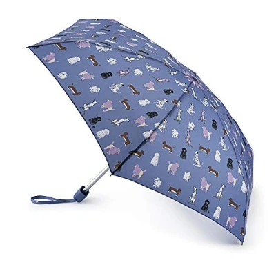 Image de Fulton Petit parapluie, imprimé Woof, cadre ultra compact, léger et résistant au vent, Taille unique, Moderne