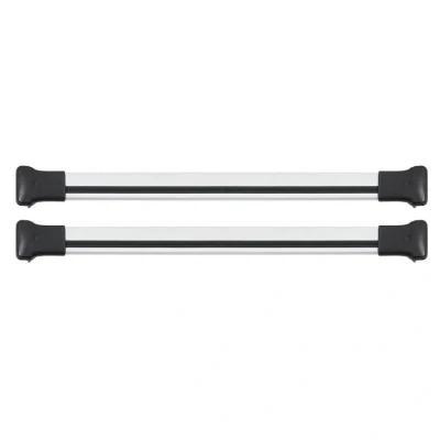 Image de Barres de Toit transversales Compatible avec VW T5 Transporter 2003 à 2015 Aluminium Gris