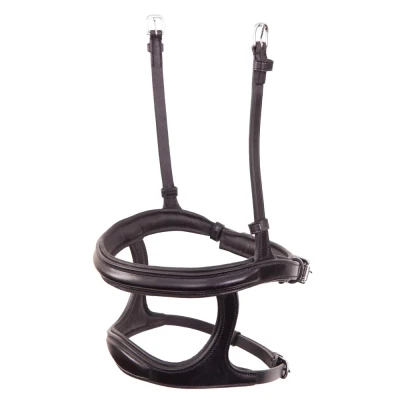 Image de BR Muserolle combinée double Cob / Argent Noir