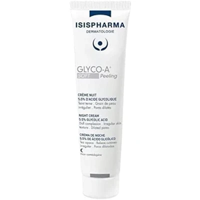 Image de ISISPHARMA GLYCO A Soft Peeling Crème de Nuit 5,5% d’Acide Glycolique Illumine le teint et purifie tous types peau Désincruste les pores Lisse grain Fabrication Française