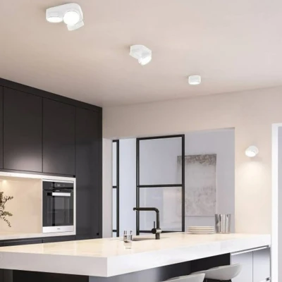 Image de LUTEC Spot pour plafond LED Stanos CCT, 2 lampes, blanc