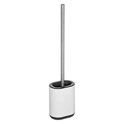 Image de Five Brosse WC avec Support en métal Blanc