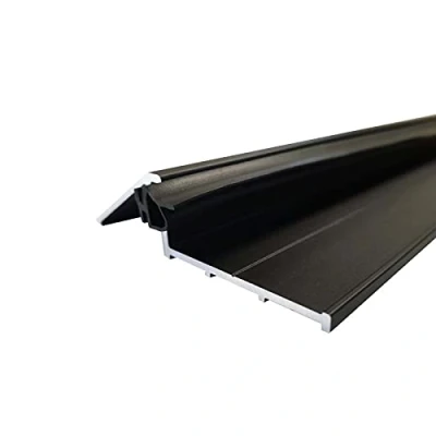 Image de Seuil de porte 93 cm avec joint anodisé noir