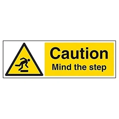 Image de vsafety 63033bj s General Panneau d&#039;avertissement &quot;Attention Esprit La Marche, autocollant, paysage, 450 mm, 150 x mm Noir/Jaune