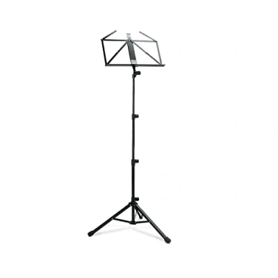 Image de K&amp;M 10810 Pupitre à musique noir XXL pied métallique, stable, extensible de 72 152 cm, large support partitions