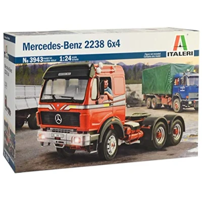 Image de ITALERI Mercedes Benz 2238 6x4 Camion Maquette Plastique à Assembler, I3943, Multicolore