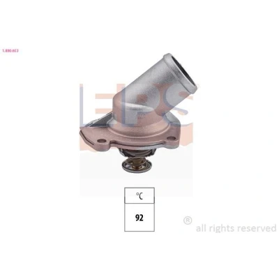 Image de EPS 1.880.653 Thermostat d&#039;eau 92 Made in Italy OE Equivalent avec joint d&#039;étanchéite OPEL: Corsa D 3/5 portes, Meriva A, Astra H portes