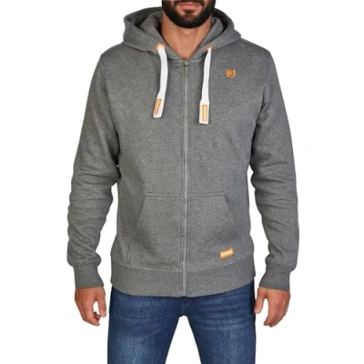 Image de riverso Noah Sweat à Capuche zippé pour Homme 60% Coton, Gris, Marron, Vert, Rouge, Bleu, Noir, S M, L XL, 2XL 3XL 4XL 5XL Gris X Large