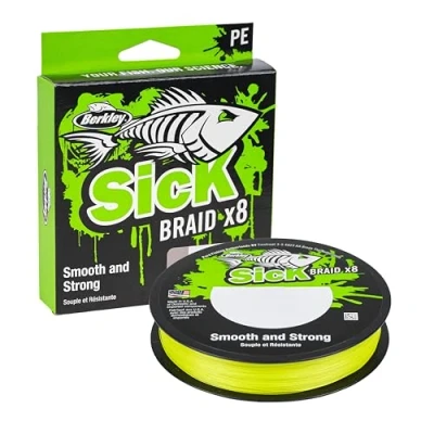 Image de Tresse Berkley Sick Flame Green 2000m 0.08mm (6kg) pêche